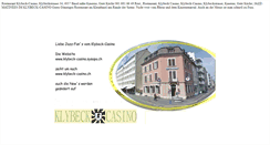 Desktop Screenshot of klybeck-casino.sysopa.ch
